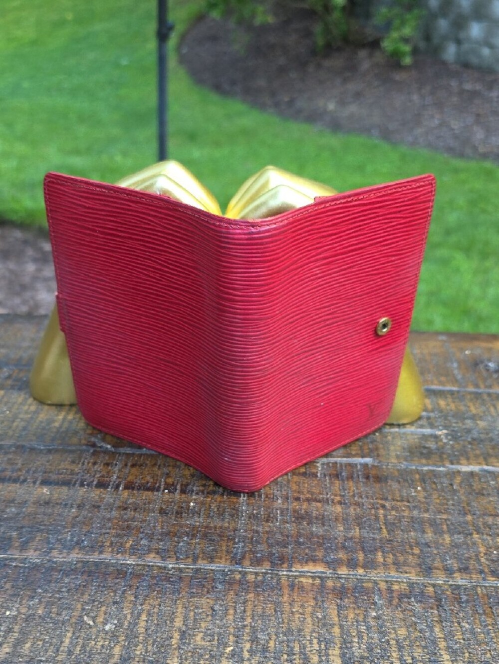 Louis Vuitton Red Epi Leather Small Agenda With COA - Picture 5 of 10